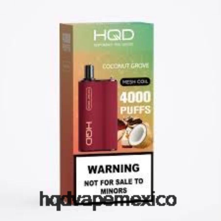 HQD BOX 4000 bocanadas Coconut Grove 2RTN73 - HQD Vape Precio