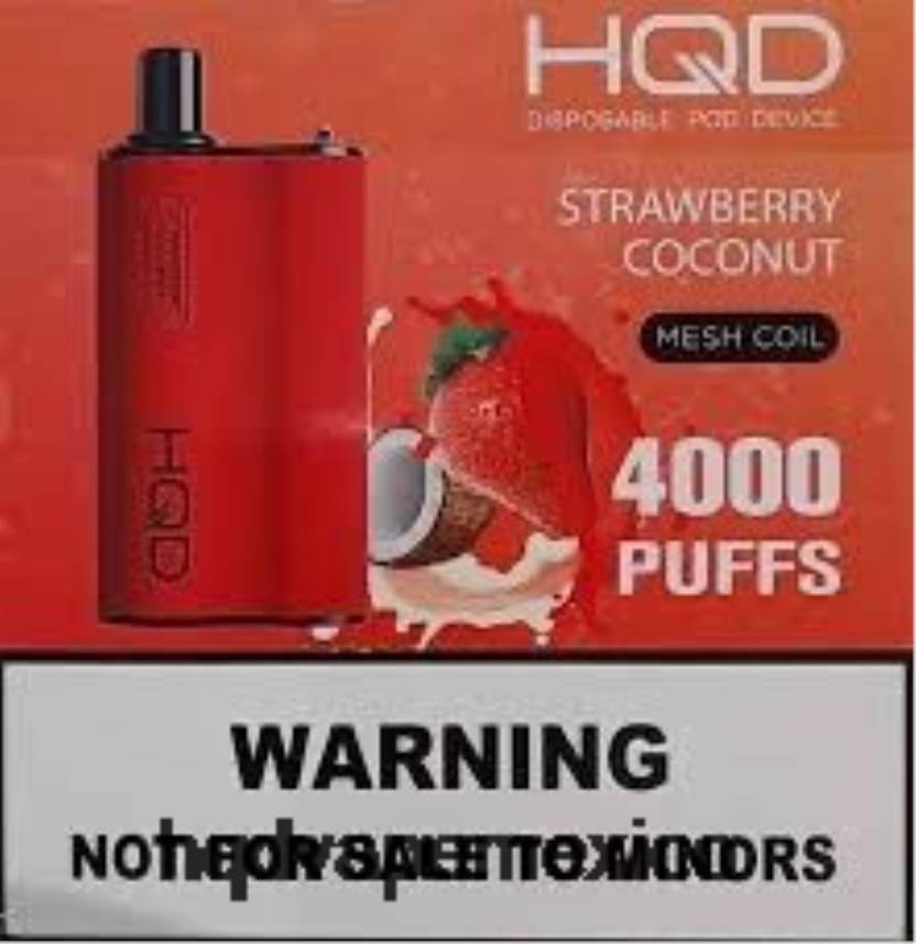 HQD BOX 4000 bocanadas coco fresa 2RTN112 - HQD Vape For Sale