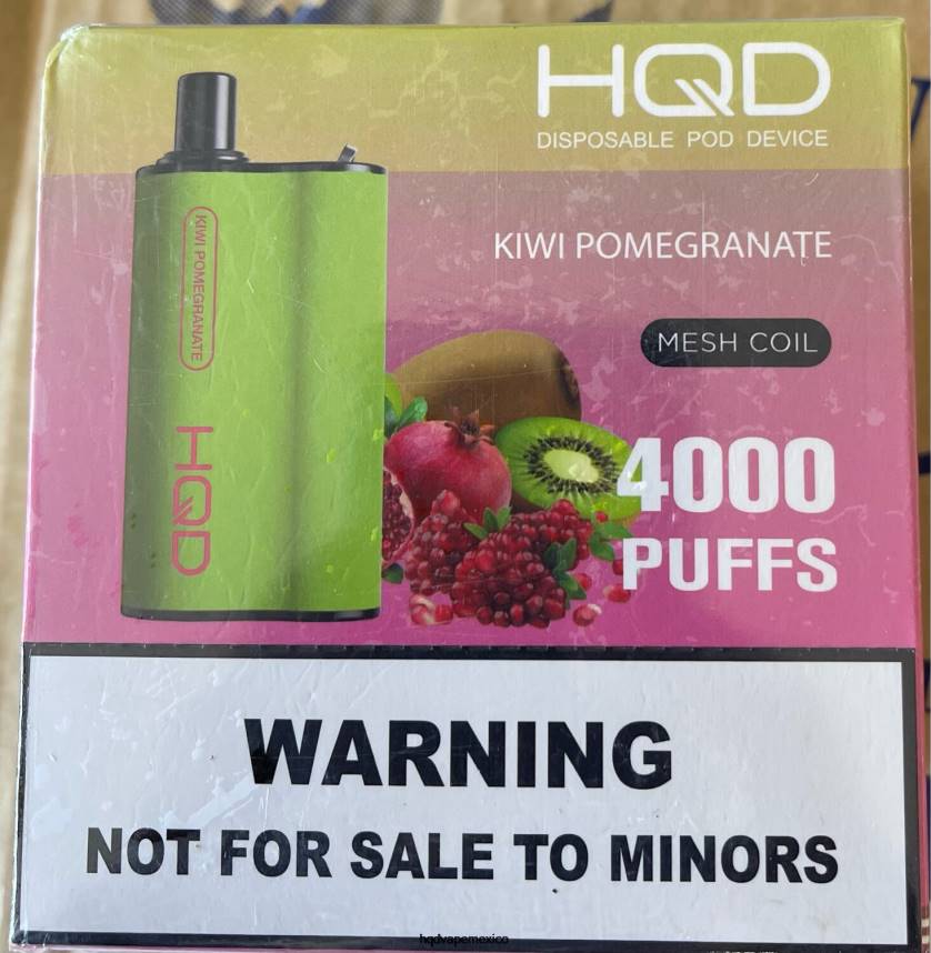 HQD BOX 4000 bocanadas granada kiwi 2RTN99 - HQD Wholesale