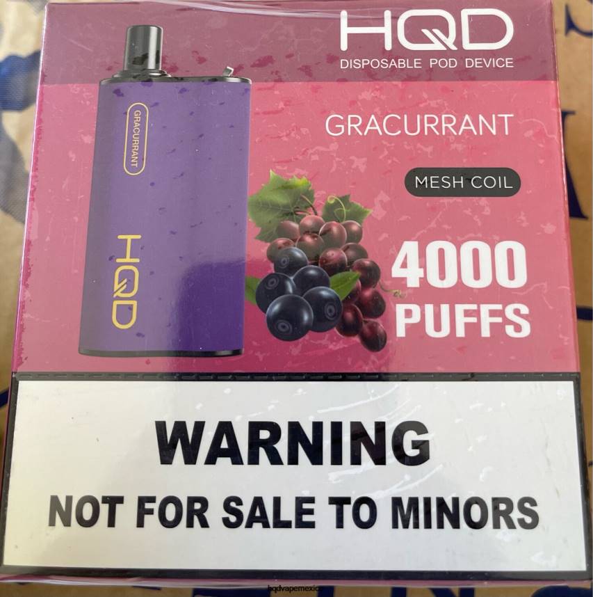 HQD BOX 4000 bocanadas grosella 2RTN98 - HQD Tech Monterrey
