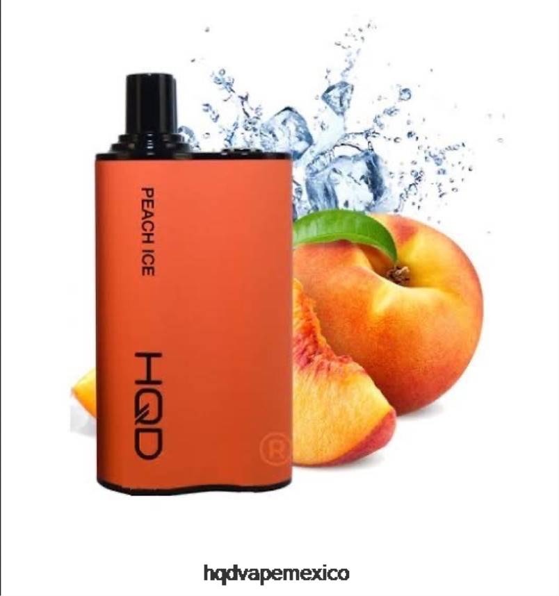 HQD BOX 4000 bocanadas hielo de durazno 2RTN87 - HQD Vape Sabores