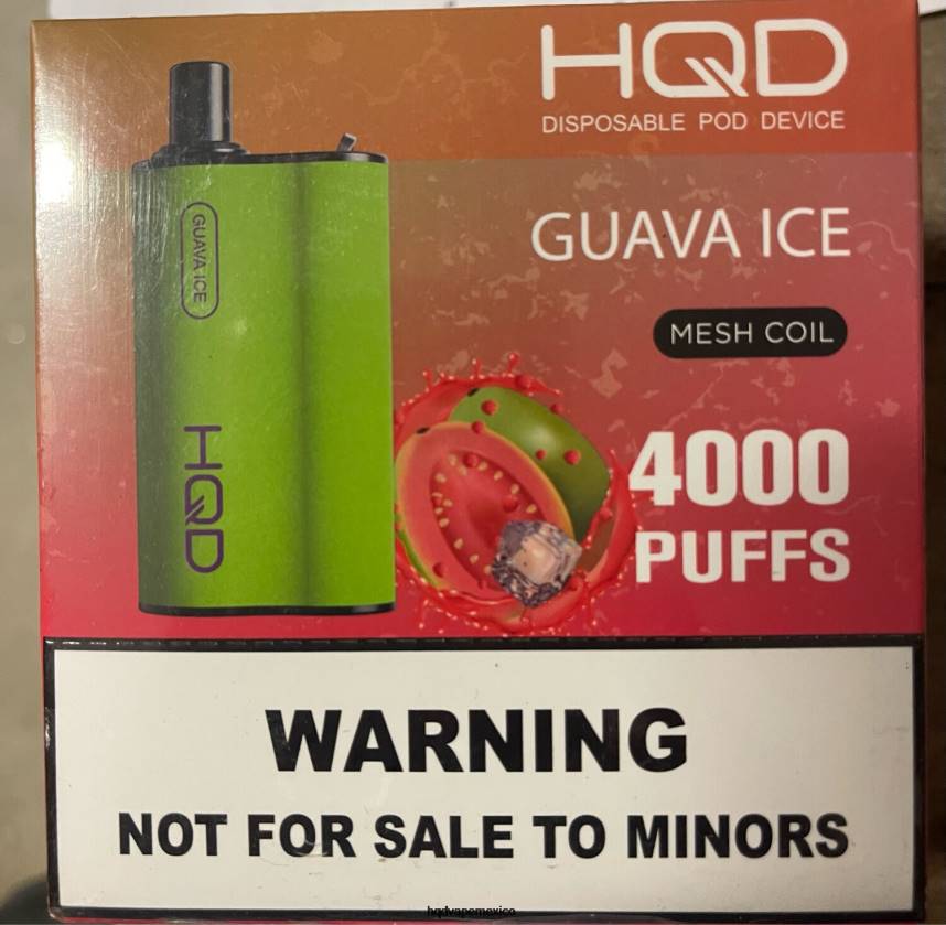 HQD BOX 4000 bocanadas hielo de guayaba 2RTN109 - HQD Wholesale