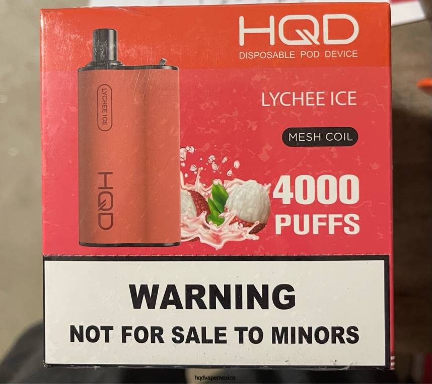 HQD BOX 4000 bocanadas hielo de lichi 2RTN110 - HQD Mexico