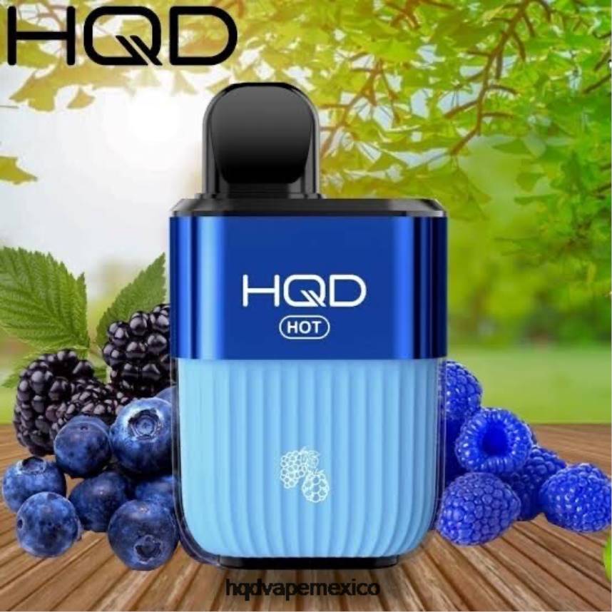HQD HOT 5000 bocanadas moras frecas 2RTN68 - HQD Tech Monterrey