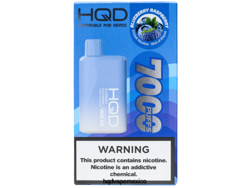 HQD CUVIE BAR desechable frambuesa arándano 2RTN145 - HQD Vape Factory