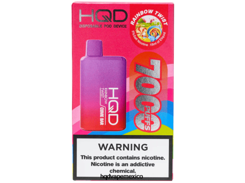 HQD CUVIE BAR desechable giro del arcoiris 2RTN242 - HQD Vape For Sale