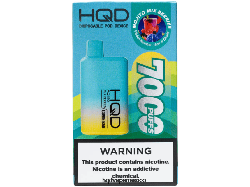 HQD CUVIE BAR desechable mezcla de mojitos con bayas 2RTN224 - HQD Vape Store