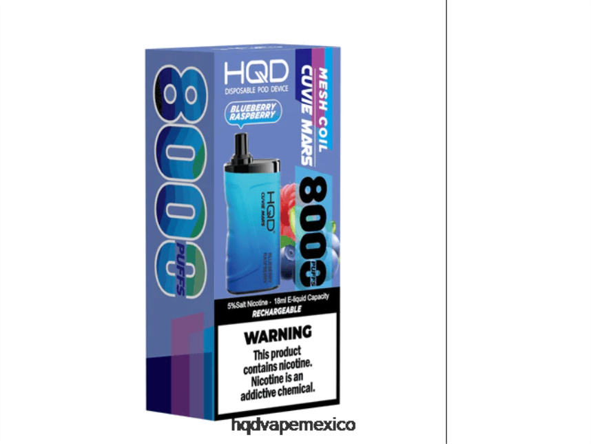 HQD CUVIE MARS desechable frambuesa arándano 2RTN146 - HQD Vape Review