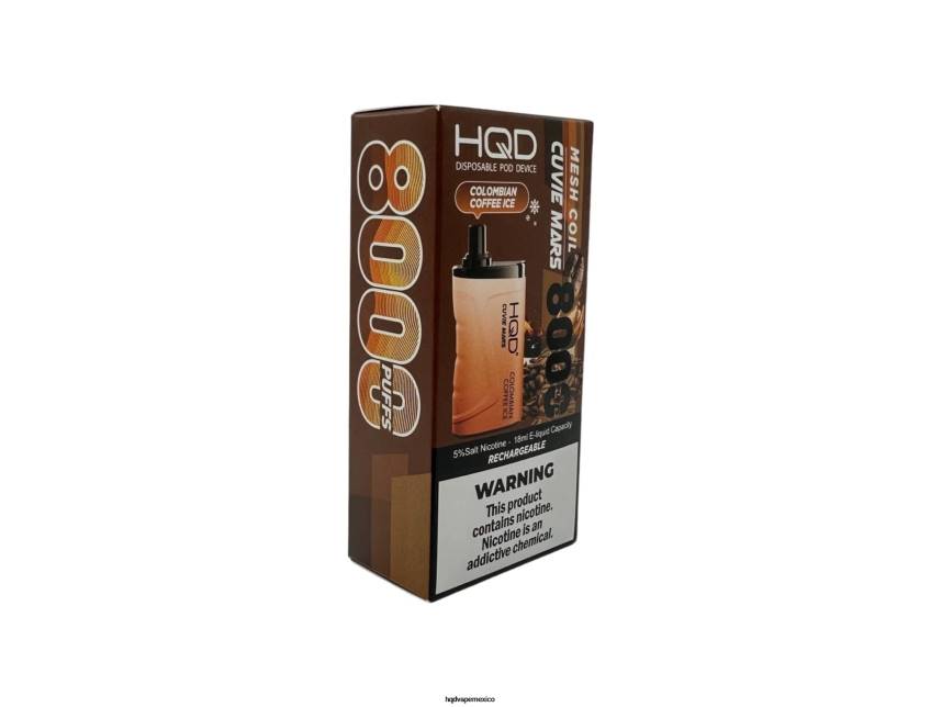 HQD CUVIE MARS desechable helado de café colombiano 2RTN158 - HQD Tech Monterrey