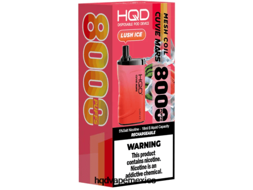 HQD CUVIE MARS desechable hielo exuberante 2RTN211 - HQD Vape México