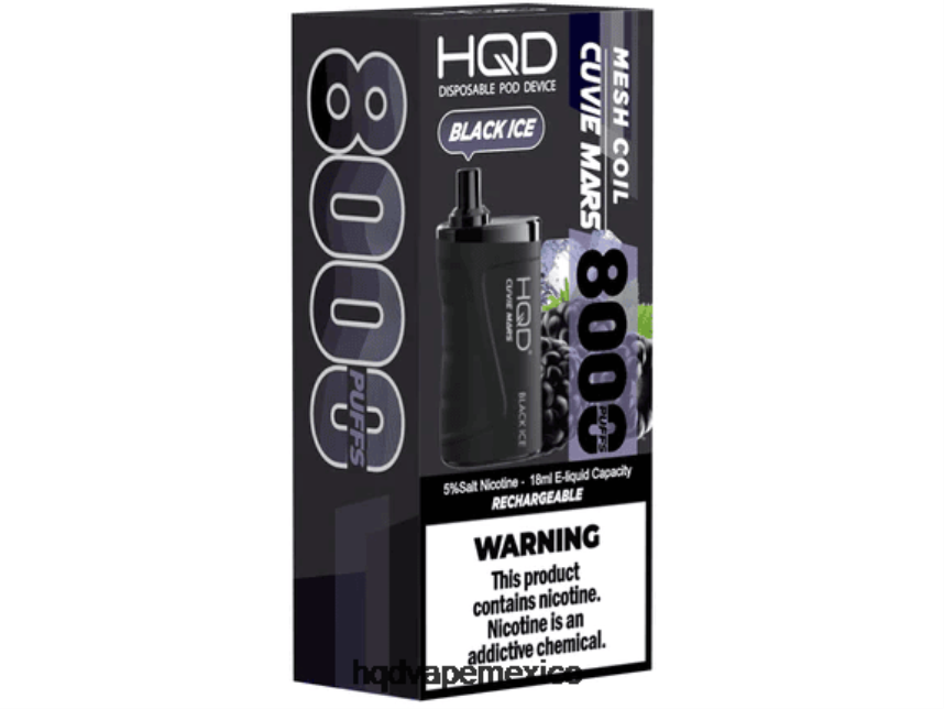 HQD CUVIE MARS desechable hielo negro 2RTN135 - HQD Vape Factory