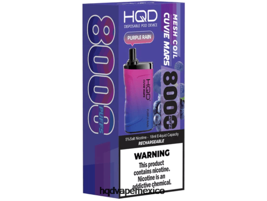 HQD CUVIE MARS desechable lluvia púrpura 2RTN239 - HQD Wholesale