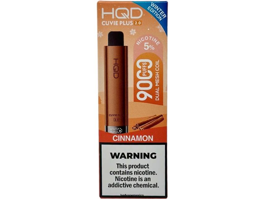 HQD CUVIE PLUS 2.0 (edición de invierno) canela 2RTN273 - HQD Vape Precio