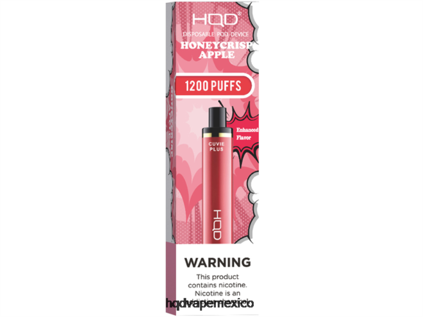 HQD CUVIE PLUS desechable manzana crujiente con miel 2RTN175 - HQD Vape Factory