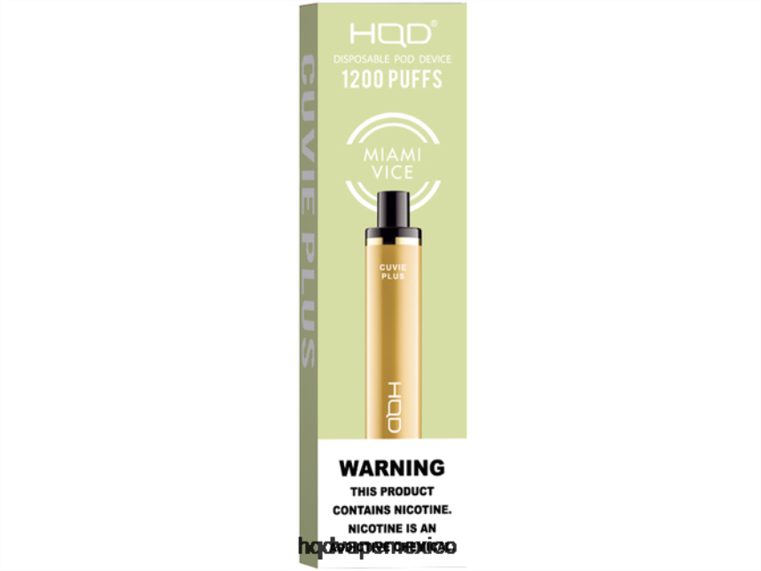 HQD CUVIE PLUS vaporizador desechable Miami Vice 2RTN220 - HQD Mexico