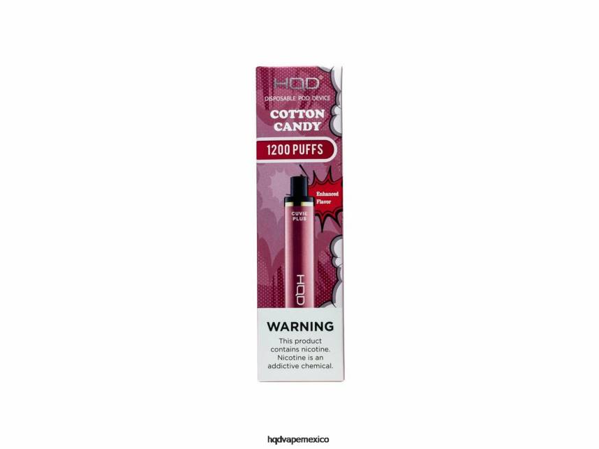 HQD CUVIE PLUS vaporizador desechable algodón de azúcar 2RTN160 - HQD Mexico