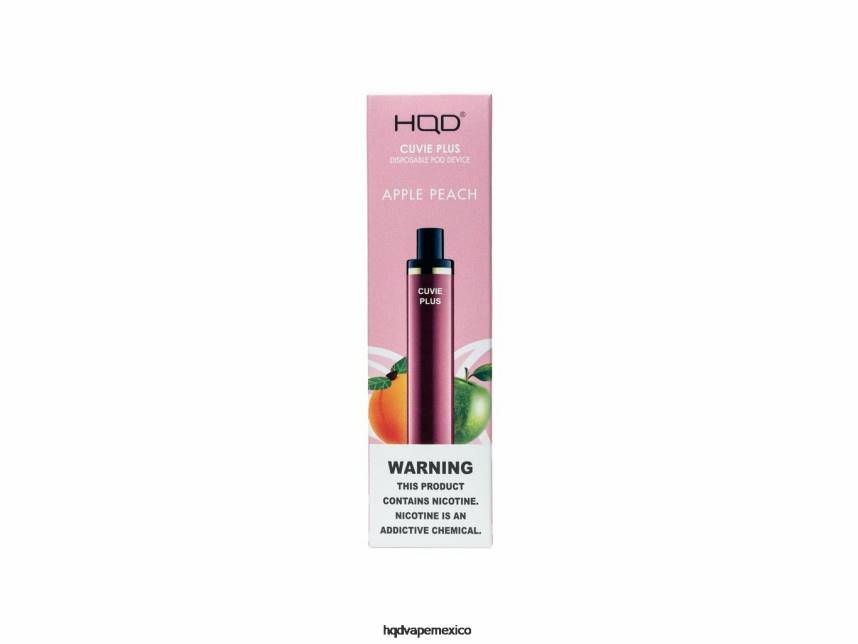 HQD CUVIE PLUS vaporizador desechable durazno manzana 2RTN127 - HQD Vape Sabores