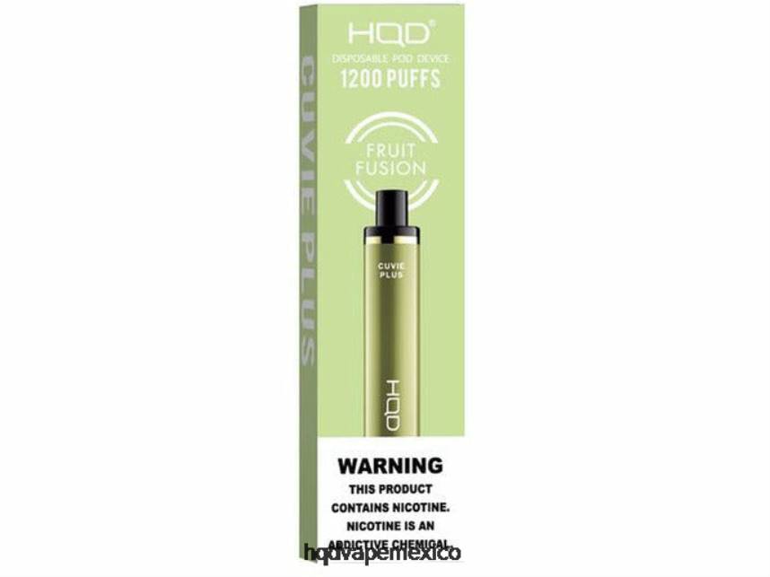 HQD CUVIE PLUS vaporizador desechable fusión de frutas 2RTN166 - HQD Vape Review