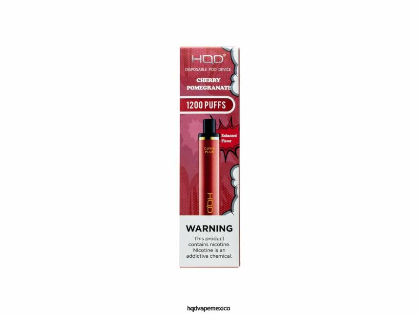 HQD CUVIE PLUS vaporizador desechable granada cereza 2RTN152 - HQD Vape For Sale