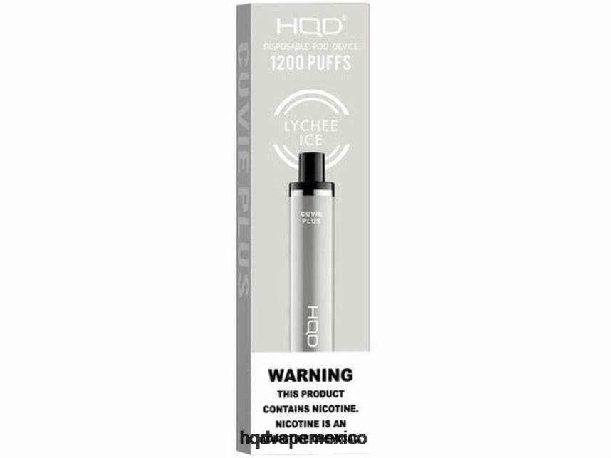 HQD CUVIE PLUS vaporizador desechable hielo de lichi 2RTN213 - HQD Vape Precio