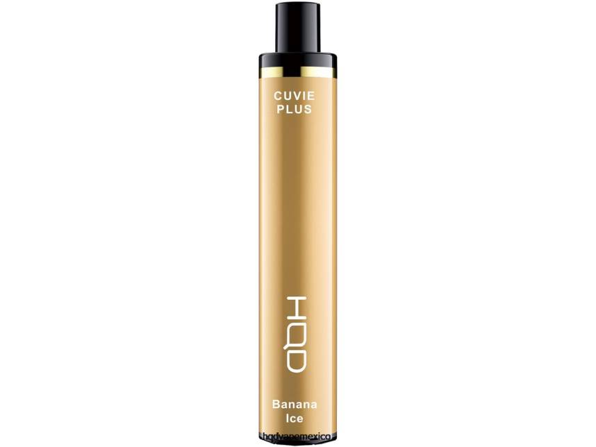 HQD CUVIE PLUS vaporizador desechable hielo de plátano 2RTN128 - HQD Tech Monterrey
