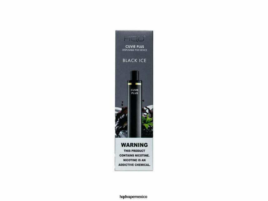 HQD CUVIE PLUS vaporizador desechable hielo negro 2RTN136 - HQD Vape Review