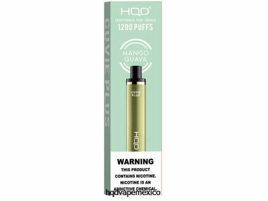 HQD CUVIE PLUS vaporizador desechable mango guayaba 2RTN214 - HQD Vape Store