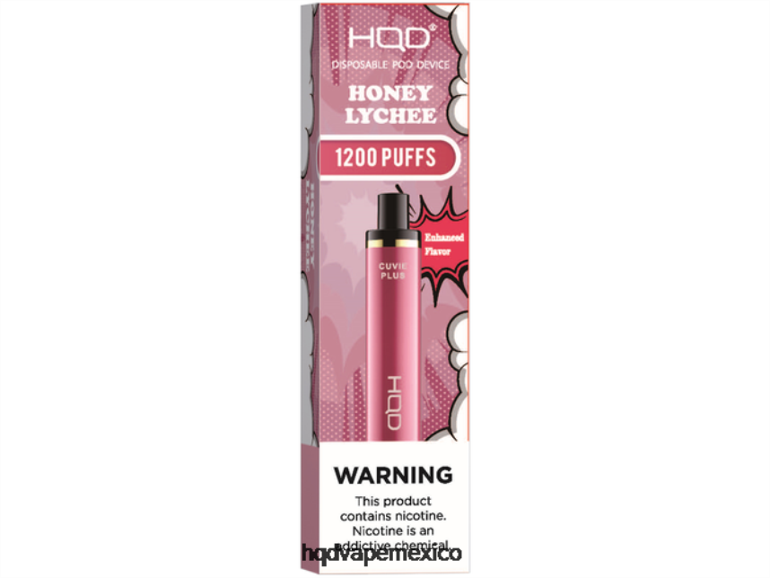 HQD CUVIE PLUS vaporizador desechable miel de lichi 2RTN174 - HQD Vape Store