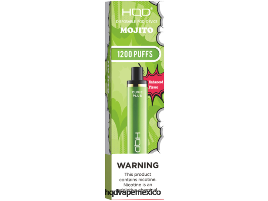 HQD CUVIE PLUS vaporizador desechable mojito 2RTN223 - HQD Vape Precio