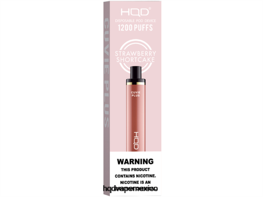 HQD CUVIE PLUS vaporizador desechable pastel de fresas 2RTN259 - HQD Wholesale