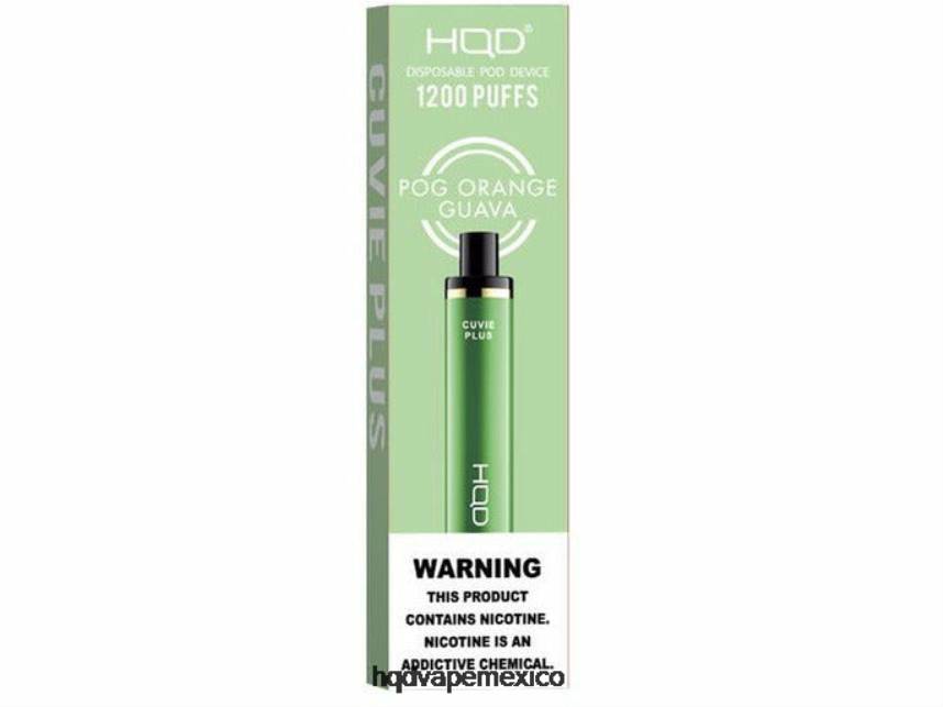 HQD CUVIE PLUS vaporizador desechable pog naranja guayaba 2RTN238 - HQD Tech Monterrey