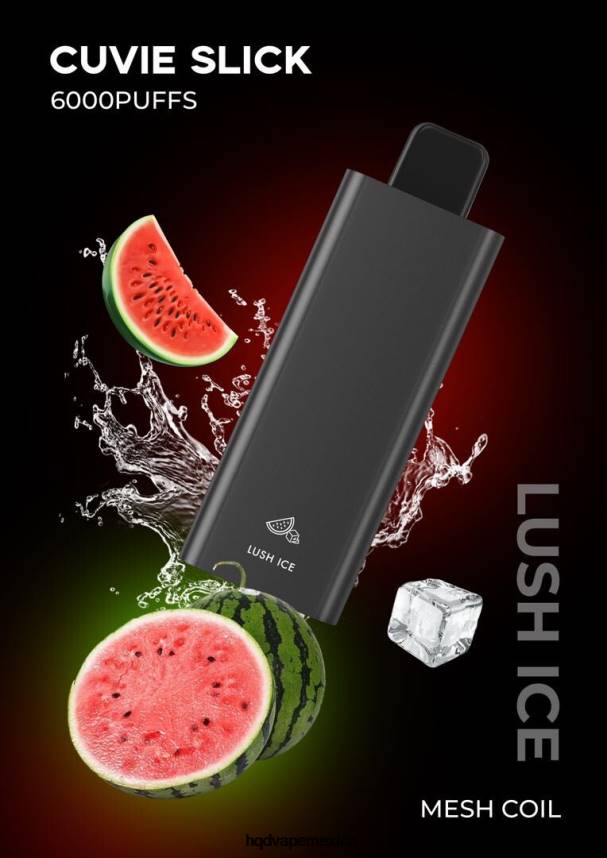 HQD CUVIE SLICK 6000 bocanadas hielo resbaladizo y exuberante 2RTN28 - HQD Tech Monterrey