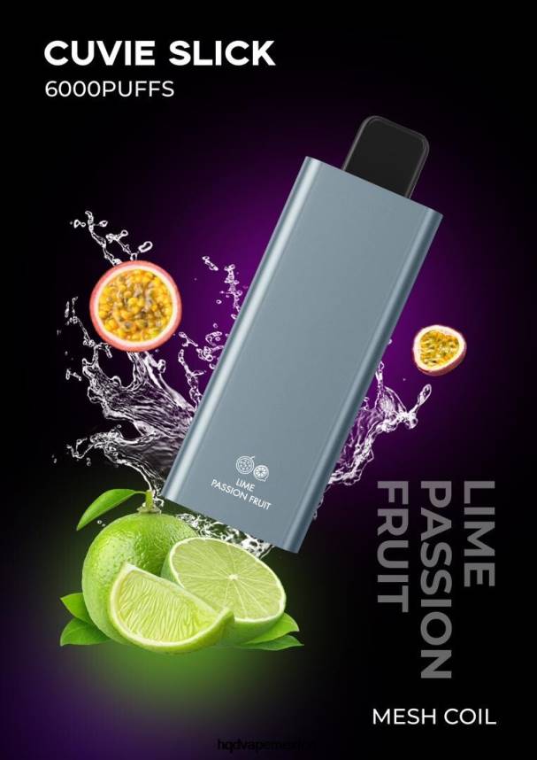 HQD CUVIE SLICK 6000 bocanadas maracuyá limón resbaladizo 2RTN29 - HQD Wholesale