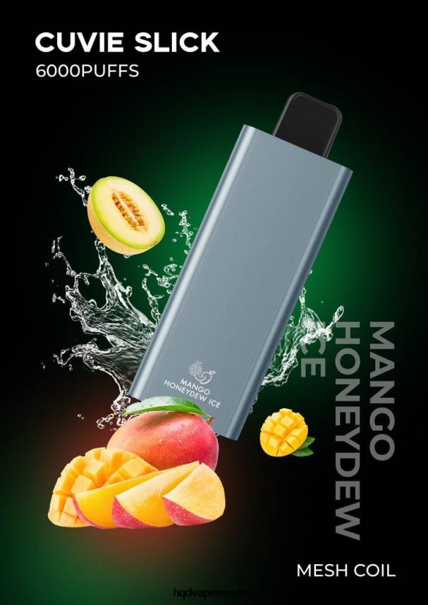 HQD CUVIE SLICK 6000 bocanadas melaza de mango resbaladiza 2RTN34 - HQD Vape Store