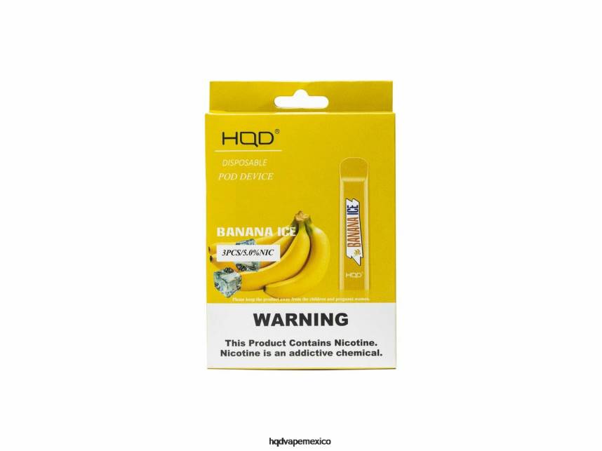 HQD CUVIE desechable hielo de plátano 2RTN177 - HQD Vape Sabores