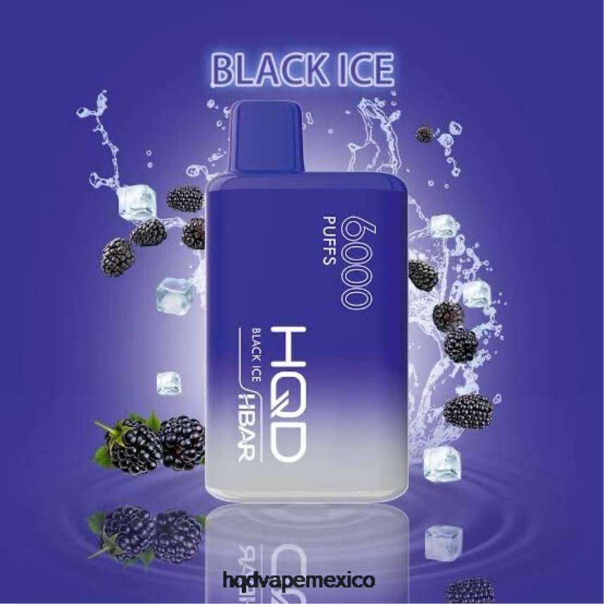 HQD HBAR 6000 bocanadas hielo negro 2RTN44 - HQD Vape Store