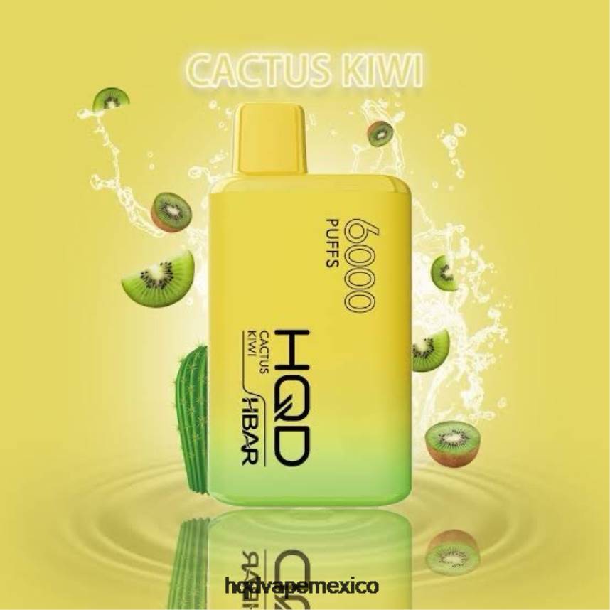 HQD HBAR 6000 bocanadas kiwi cactus 2RTN45 - HQD Vape Factory