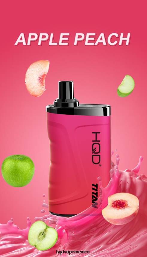 HQD TITAN 7000 bocanadas durazno manzana 2RTN12 - HQD Vape For Sale