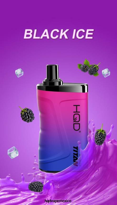 HQD TITAN 7000 bocanadas hielo negro 2RTN14 - HQD Vape Store