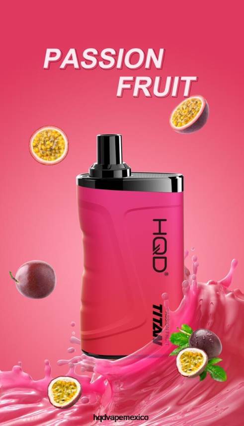 HQD TITAN 7000 bocanadas maracuyá 2RTN1 - HQD Vape México